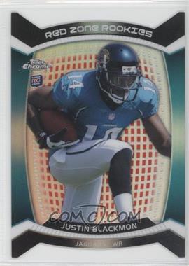 2012 Topps Chrome - Red Zone Rookies Die-Cut - Refractor #RZDC-30 - Justin Blackmon