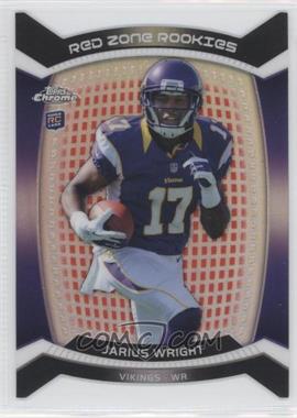 2012 Topps Chrome - Red Zone Rookies Die-Cut - Refractor #RZDC-35 - Jarius Wright