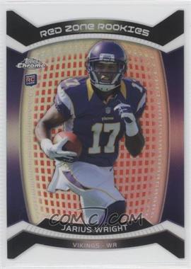 2012 Topps Chrome - Red Zone Rookies Die-Cut - Refractor #RZDC-35 - Jarius Wright