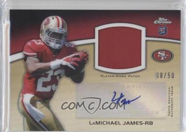 2012 Topps Chrome - Rookie Autograph Patches #RAP-LJ - LaMichael James /50