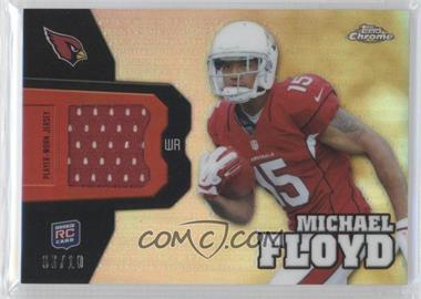 2012 Topps Chrome - Rookie Relics - Gold Refractor #RR15 - Michael Floyd /10