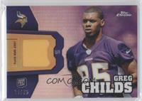 Greg Childs #/75