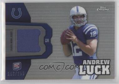 2012 Topps Chrome - Rookie Relics - Refractor #RR1 - Andrew Luck /150