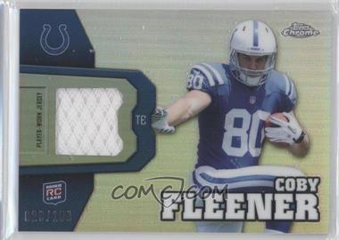 2012 Topps Chrome - Rookie Relics - Refractor #RR25 - Coby Fleener /150