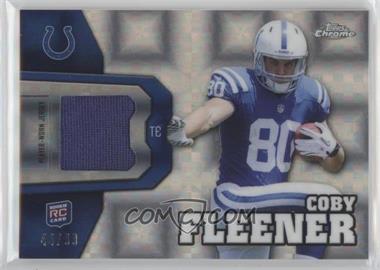 2012 Topps Chrome - Rookie Relics - X-Fractor #RR25 - Coby Fleener /99