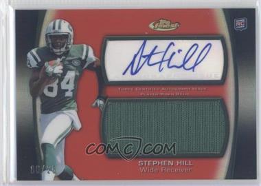 2012 Topps Finest - Autographed Jumbo Relic - Red Refractor #AJR-SH - Stephen Hill /25