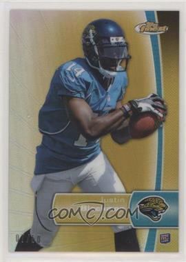 2012 Topps Finest - [Base] - Gold Refractor #130 - Justin Blackmon /50 [EX to NM]