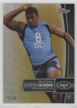 2012 Topps Finest - [Base] - Gold Refractor #136 - Quinton Coples /50