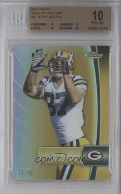 2012 Topps Finest - [Base] - Gold Refractor #61 - Jordy Nelson /50 [BGS 10 PRISTINE]