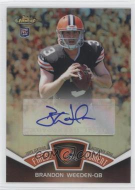 2012 Topps Finest - Finest Moments Autographs #FMA-BW - Brandon Weeden