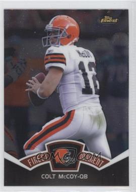 2012 Topps Finest - Finest Moments #FM-CM - Colt McCoy