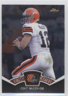 2012 Topps Finest - Finest Moments #FM-CM - Colt McCoy