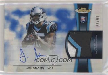 2012 Topps Finest - Rookie Autographed Patch - Blue Refractor #RAP-JA - Joe Adams /99