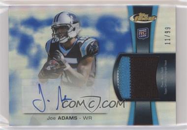 2012 Topps Finest - Rookie Autographed Patch - Blue Refractor #RAP-JA - Joe Adams /99