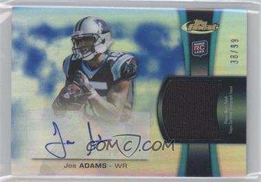 2012 Topps Finest - Rookie Autographed Patch - Blue Refractor #RAP-JA - Joe Adams /99