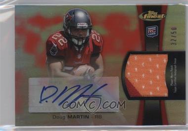2012 Topps Finest - Rookie Autographed Patch - Red Refractor #RAP-DM - Doug Martin /50