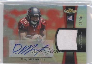 2012 Topps Finest - Rookie Autographed Patch - Red Refractor #RAP-DM - Doug Martin /50