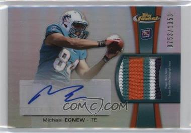 2012 Topps Finest - Rookie Autographed Patch #RAP-ME - Michael Egnew /1353