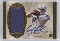 Rookie Patch Autograph - Coby Fleener #/55