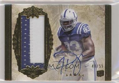2012 Topps Five Star - [Base] - Jumbo Gold #190 - Rookie Patch Autograph - Dwayne Allen /55 [EX to NM]
