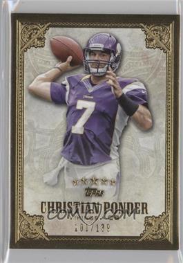 2012 Topps Five Star - [Base] #146 - Christian Ponder /139