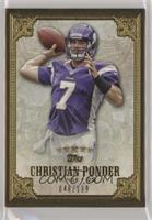 Christian Ponder #/139