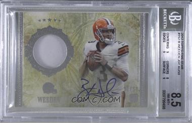 2012 Topps Five Star - [Base] #152 - Rookie Patch Autograph - Brandon Weeden /50 [BGS 8.5 NM‑MT+]