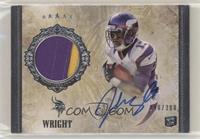 Rookie Patch Autograph - Jarius Wright #/300