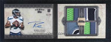 2012 Topps Five Star - Futures Autographed Four-Piece Memorabilia Book #FSFA4-RW - Russell Wilson /40