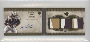 2012 Topps Five Star - Futures Autographed Three-Piece Memorabilia Book - Gold Patch #FSFA3-IP - Isaiah Pead /15 [Noted]