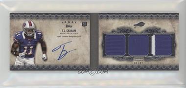 2012 Topps Five Star - Futures Autographed Three-Piece Memorabilia Book #FSFA3-TJG - T.J. Graham /42