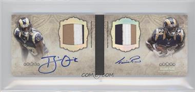 2012 Topps Five Star - Futures Dual Autograph Patch Book - Rainbow #FSFDAP-QP - Brian Quick, Isaiah Pead /5