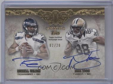 2012 Topps Five Star - Futures Dual Autographs #FSFDA-WT - Russell Wilson, Nick Toon /20