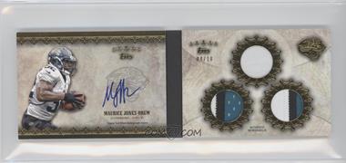 2012 Topps Five Star - Signatures Three-Piece Memorabilia Book - Gold Patch #FSSB-MJD - Maurice Jones-Drew /10