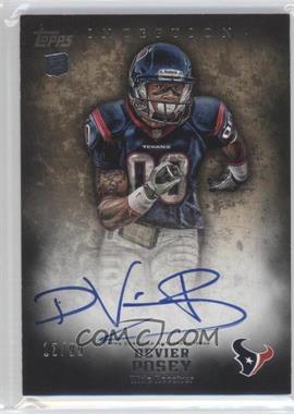 2012 Topps Inception - [Base] - Gold #123 - Rookie Autographs - DeVier Posey /99