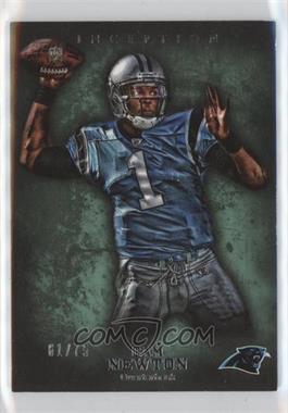 2012 Topps Inception - [Base] - Green #1 - Cam Newton /75 [EX to NM]