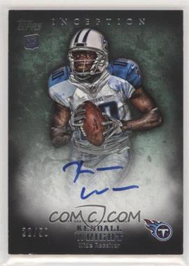 2012 Topps Inception - [Base] - Green #104 - Rookie Autographs - Kendall Wright /50 [EX to NM]