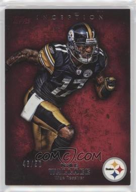 2012 Topps Inception - [Base] - Red #11 - Mike Wallace /50 [EX to NM]