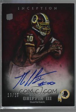 2012 Topps Inception - [Base] - Red #120 - Rookie Autographs - Robert Griffin III /25 [Noted]