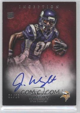2012 Topps Inception - [Base] - Red #122 - Rookie Autographs - Jarius Wright /25