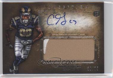 2012 Topps Inception - Rookie Autographed Jumbo Patch - Gold #AJP-CGI - Chris Givens /75