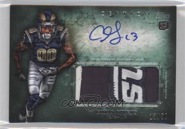 2012 Topps Inception - Rookie Autographed Jumbo Patch - Green #AJP-CGI - Chris Givens /50