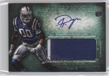 2012 Topps Inception - Rookie Autographed Jumbo Patch - Green #AJP-DA - Dwayne Allen /50