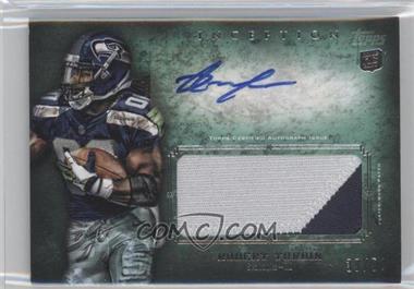 2012 Topps Inception - Rookie Autographed Jumbo Patch - Green #AJP-RTU - Robert Turbin /50