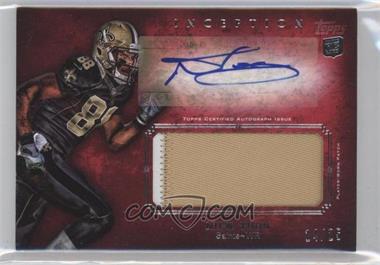 2012 Topps Inception - Rookie Autographed Jumbo Patch - Red #AJP-NT - Nick Toon /25
