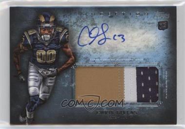 2012 Topps Inception - Rookie Autographed Jumbo Patch #AJP-CGI - Chris Givens