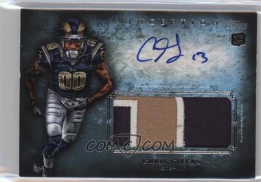 2012 Topps Inception - Rookie Autographed Jumbo Patch #AJP-CGI - Chris Givens