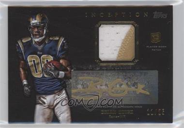 2012 Topps Inception - Rookie Gold Autograph Patch #GAP-BQ - Brian Quick /25