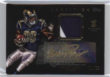 2012 Topps Inception - Rookie Gold Autograph Patch #GAP-IP - Isaiah Pead /25