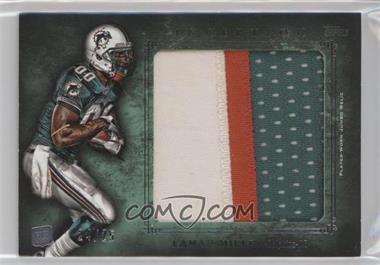 2012 Topps Inception - Rookie Jumbo Relics - Green Patch #JR-LM - Lamar Miller /25